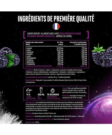  GEN GERMAN ELITE NUTRITION EAA Powder 532g (38 servings) - The 9 essential amino acids including histidine & BCAAs - Human Code Formula - Vegan - Very - Buy Online on GoSupps.com