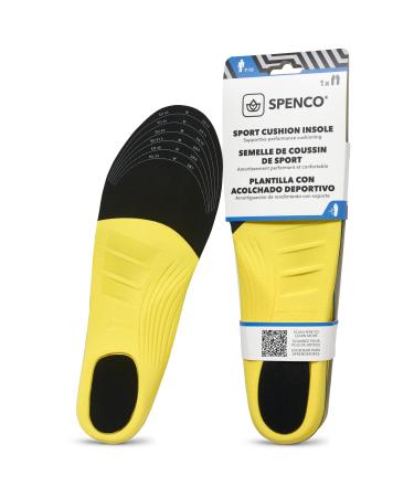 Spenco Sport Cushion Insole Trim to Fit Men's 7-13 / Women's 5-11
