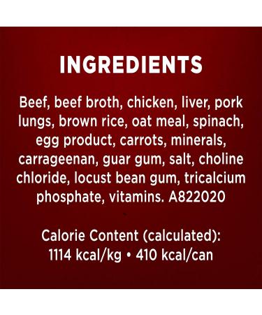 Purina ONE Classic Ground Wet Dog Food Beef & Brown Rice Entree - 368 g Can (12 Pack) - Buy Online on GoSupps.com