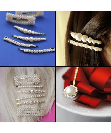 Articyard 5700 AB White Half Pearls - Flatback Pearls for Crafts & Nails - DIY Accessory for Art, Fashion & Makeup - Buy Online on GoSupps.com