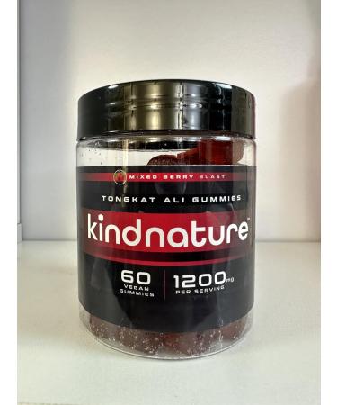 Kind Nature Tongkat Ali Gummies for Men - 1200mg Longjack Extract Energy & Endurance Booster Non-GMO Vegan (30-Day Supply - Buy Online on GoSupps.com