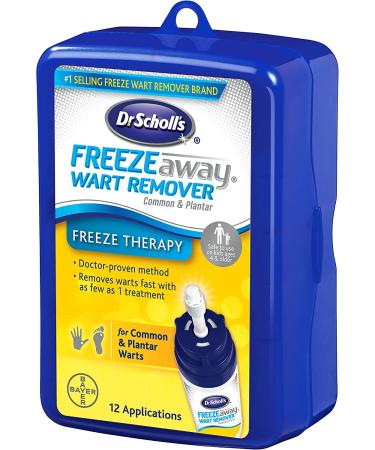 Dr. Scholl's FreezeAway Wart Remover - 12 Applications for Common & Plantar Warts - Buy Online on GoSupps.com