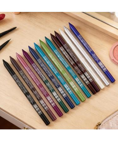 Colored Eyeliner | 14 Waterproof Makeup Pencils - Long-Lasting Pencil - For Women Wives Girlfriends Makeup Enthusiasts Beginners Parties Cosplay Everyday Life Christmas - Buy Online on GoSupps.com