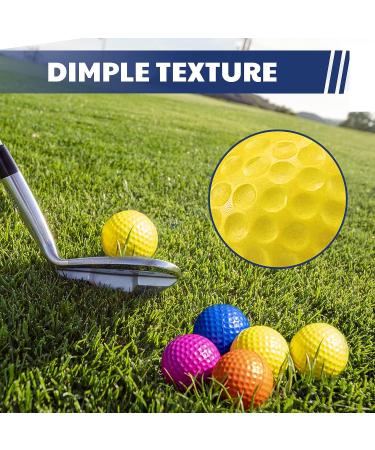 Jaya Foam Golf Practice Balls - Realistic Feel, Limited Flight - Soft Indoor/Outdoor Training - Yellow (12 Pack) - Buy Online on GoSupps.com
