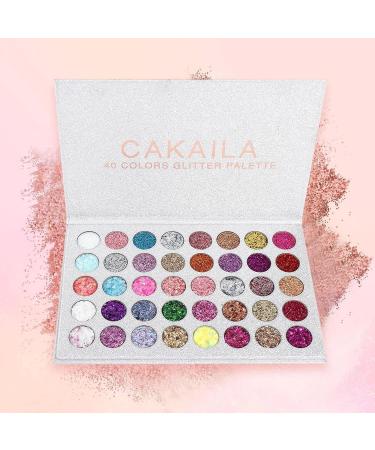 5 Makeup Palette Eyeshadow - 40colors Highly Pigmented Eye Makeup Palette | Makeup Palette Full Spectrum Waterproof Creamy Blendable Eye Shadow 5 Pcs a - Buy Online on GoSupps.com