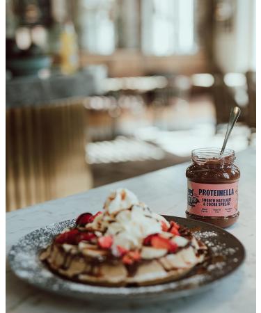 HealthyCo Proteinella Hazelnut Cocoa Spread 400g - No Added Sugar, No Palm Oil, High Protein - Healthy Chocolate Snack - Buy Online on GoSupps.com