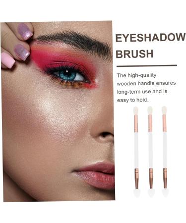 Baluue 24 Pcs Eye Shadow Brush Home Use Eyeshadow Brush Dual Sided Eyeshadow Eye Primer Wooden Handle - Buy Online on GoSupps.com