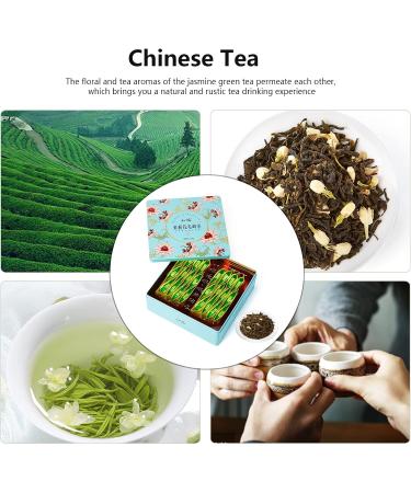 WOOXGEHM Chinese Jasmine Flower Green Tea 150g529oz Jasmine Tea Clear and Long Lasting Rich Fragrance Mao Feng New Tea Gifts for Friends Family Colleagues and Parties Teahouse Tasting - Buy Online on GoSupps.com