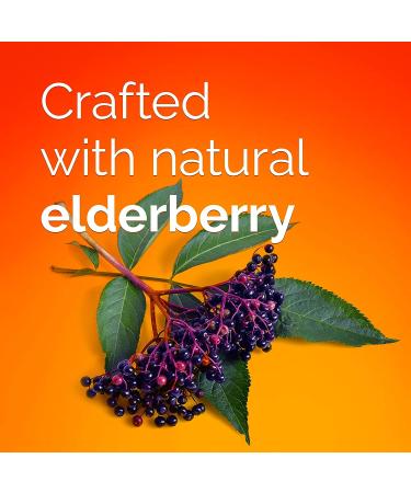 Emergen-C Elderberry Fizzy Drink Mix - Immune Support with High Potency Vitamin C - 18 Count - Buy Online on GoSupps.com