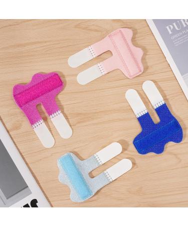 Leezmark Finger Splints - Arthritis Finger Straightener Brace for Broken, Middle, Pinky, Thumb, Ring, and Trigger Finger - Set of 4 (4 Colors) - Buy Online on GoSupps.com