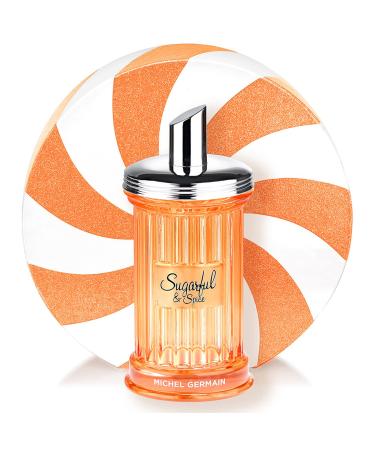 Michel Germain Sugarful & Spice Eau de Parfum Spray Women's Fragrance Top Notes of Sparkling Blood Orange Pink Peony Flirty & Playful Gift for Her 3.4 Fl Oz (Pack of 1)