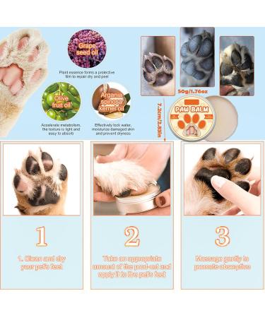 Dog Paw Cleaner Set - 150ml Foam Microfiber Towel Balm & LED Nail Trimmer | International Shipping - Buy Online on GoSupps.com