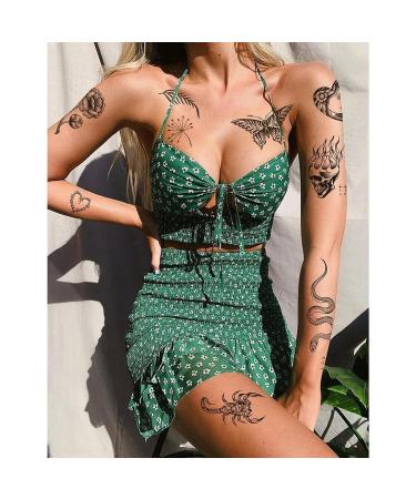 Large Black Tattoos for Women - Butterfly, Snake, Bee, Swallow, Scorpion - 8 Sheets - Realistic Adult Classic Design - Perfect for Night Party and Theme Decoration - Tattoo Art Gift - Buy Online on GoSupps.com