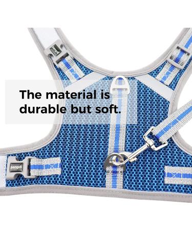 Pangdi Cat Harness and Leash Set - Escape Proof, Adjustable, Reflective - Blue Large - Buy Online on GoSupps.com