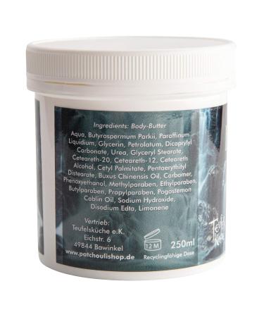 Buy Original Teufelsk che Body Butter Patchouli - Natural 250ml with Shea Butter | International Shipping Available - Buy Online on GoSupps.com