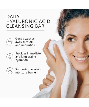 Asterwood Hyaluronic Acid Serum 1 oz + Hyaluronic Acid Cleansing Soap 3.5 oz - Buy Online on GoSupps.com
