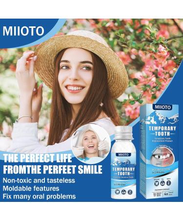 Moldable False Teeth | Temporary Tooth Repair Kit & Dental Repair Set for Missing & Broken Teeth Restoration - Buy Online on GoSupps.com