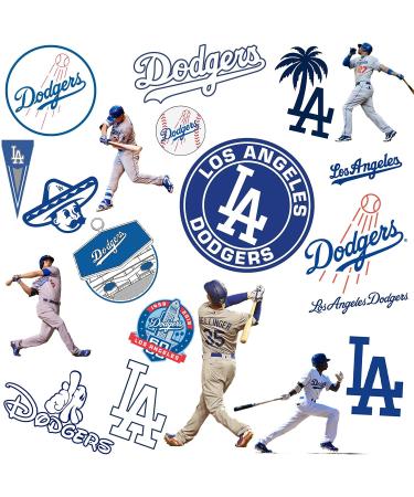 Dodgers - Los Angeles Vinyl Dodgers Aesthetic Waterproof Stickers Pack 20 PCS