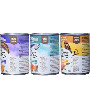 Beyond Grain Free Ground Entr e Natural Wet Dog Food Variety Pack 2.21 kg (6 x 368g) + Beyond Dry Dog Food Grain Free Farm-Raised Chicken & Egg Recipe - 1.36 kg Bag Dog Food + Dog Food White Meat Chicken&Egg - Buy Online on GoSupps.com