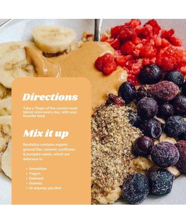 Funk It Wellness Revitalize Seed Blend | Natural Perimenopause Relief | Support for Irregular Cycles & Symptoms | 100% Plant-Based - Buy Online on GoSupps.com