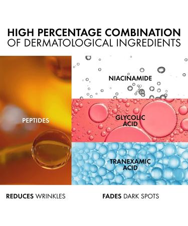 Vichy LiftActiv B3 Dark Spot Corrector and Face Serum with Niacinamide, Glycolic Acid, Peptides & Tranexamic Acid for Hyperpigmentation & Anti-Aging - Buy Online on GoSupps.com