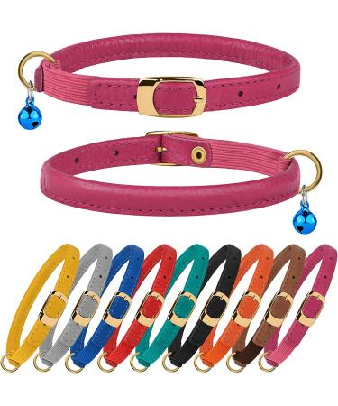 Murom Rolled Leather Cat Collar - Adjustable Safety Collar for Cats - Various Colors Available - Buy Online on GoSupps.com