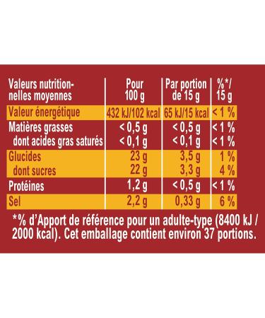 Amora Ketchup Nature preservative-free (Pack of 12x550g) - Buy Online on GoSupps.com