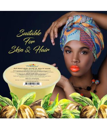 Buy 100% Pure African Raw Unrefined Yellow Shea Butter 15 oz | Natural Creamy Butter for Hair Skin & DIY Recipes - Buy Online on GoSupps.com
