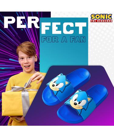 Sonic the Hedgehog Summer Flip Flops | Kids Bathing Shoes Size 28-34 | Blue EU 30 | International Shipping Available - Buy Online on GoSupps.com