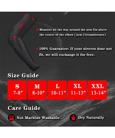 GUOZI Arm Elbow Sleeves 2 Pack - Crashproof Pads for Sports - Youth & Adult Sizes - Buy Online on GoSupps.com