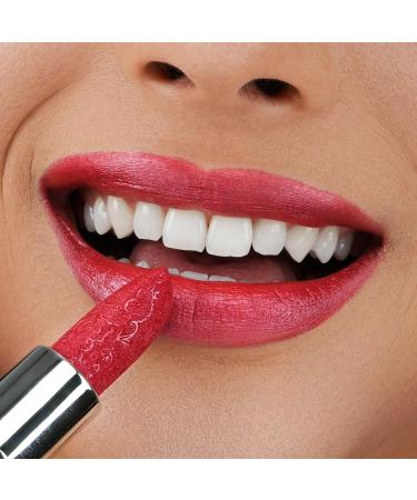 Anglicolor Metallic Glitter Lipstick - Highly Pigmented Red Lipstick (#12 CHERRY BOMB) - Buy Online on GoSupps.com