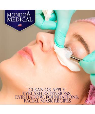 Mondo Medical Lash Shampoo Brush Bulk - 30pk Eyelash Cleaning Brush & 30pk Bag Kit | Ultimate 60pc Extensions Makeup Cleansing Set for International Shipping - Buy Online on GoSupps.com