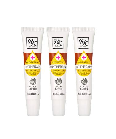 Ruby Kisses Hydrating Lip Therapy Treatment Gloss Cocoa Butter RLO03D1 (3 PACK)