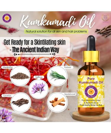 d ve herbes Kumkumadi Oil | Infused | Pure | Non-Sticky | Lightweight | For Facial Care | Men & Women | 100ml (3.38 oz) - Buy Online on GoSupps.com