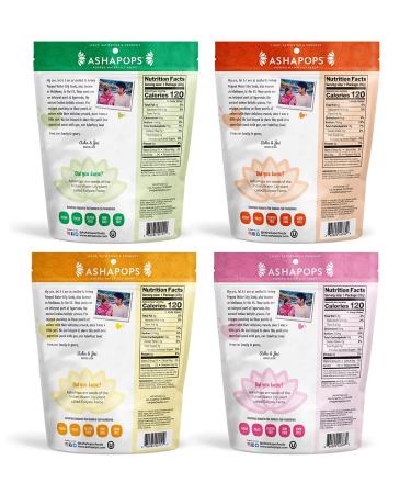 AshaPops Variety Pack Popped Water Lily Seeds - Gluten Free, Vegan, Paleo, Kosher OU - Soy Free - 4 Bags, 1 oz each - Buy Online on GoSupps.com