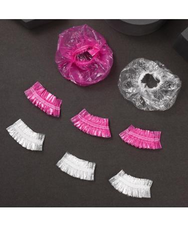 Lot de 200 Cache-Oreilles Jetables lastiques Transparents et Roses Teinture Capillaire et Bain Protections Auditives tanches pour Salon de Coiffure et Usage Domestique - Buy Online on GoSupps.com
