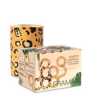 Framar Rosé All Day Embossed Roll Aluminum Foil, Hair Foils for Highlighting - Medium 320 ft