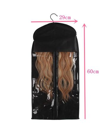 Buy WeiMB Dustproof Hair Extension Wig Storage Bag - Ideal for Home & Salon | Hanger Included - Buy Online on GoSupps.com