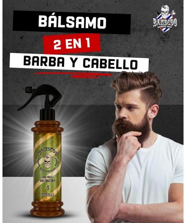  Bandido BANDIDO Herbal Bi-Phase Conditioner 350ml Leave-In Hair Treatment Paraben-Free Conditioner Leave-In Conditioner Anti-Frizz & Volume Argan Oil - Buy Online on GoSupps.com