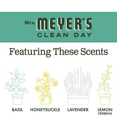Mrs. Meyer's Liquid Hand Soap Refill Variety Pack - Basil and Lavender - 2 CT - Buy Online on GoSupps.com