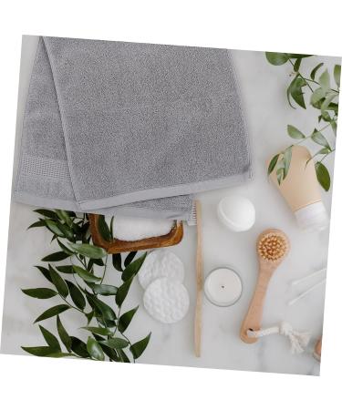 Buy Healeved Grey Cotton Towel - Pure Cotton Body & Cosmetic Towels 75x35cm | Best International Shipping - Buy Online on GoSupps.com