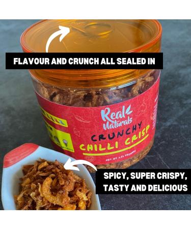 Chilli Crunch - Crispy Garlic Onion Chilli Topping for Ramen, Salads & Sushi - Buy Online on GoSupps.com
