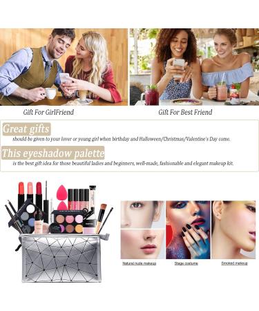 BrilliantDay 20PCS Professional Makeup Set - All-in-One Cosmetic Kit for Girls Women - Buy Online on GoSupps.com