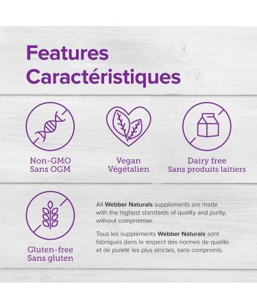 Webber Naturals Vitamin K2 120 mcg 75 Capsules MK-7 Formula Helps Support Bones Vegan - Buy Online on GoSupps.com