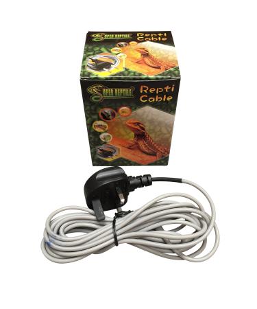 Finest-Filters Reptile Heat Cable for Vivarium 3m 3.5m 6m 9m or 12m Models Available (25w (3.5 Metres))