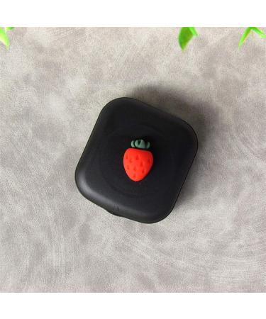 Stylish Lentil & Contact Lens Storage Container with Mirror - Mini Square Box for Sweet Girls - Buy Online on GoSupps.com