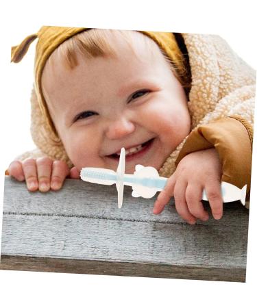 Frcolor 4-Piece Baby Toothbrush Set | Silicone Baby Toothbrushes for Children | 3D Design for Newborns & Kids | International Shipping Available - Buy Online on GoSupps.com
