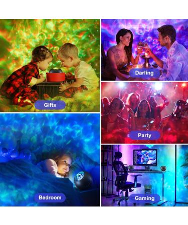 Galaxy Projector with 20 Lighting Modes, HiFi Bluetooth Speaker, White Noise, Remote & Timer - Ideal Bedroom Decor Gift - Black - Buy Online on GoSupps.com