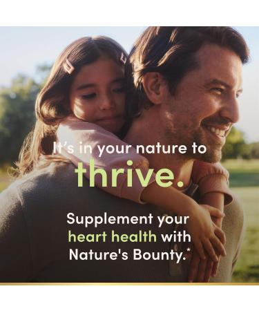 Nature's Bounty CoQ10 Supports Heart Health 100mg Plus L-Carnitine 60 Softgels (Pack of 2) - Buy Online on GoSupps.com