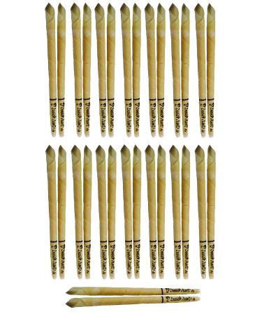 Two -ear candles 30 pieces of ears/ear candles conical of the Filter brand inside and burn -off marking - (30 pieces 15x 2er set) - including instructions as a video on YouTube
